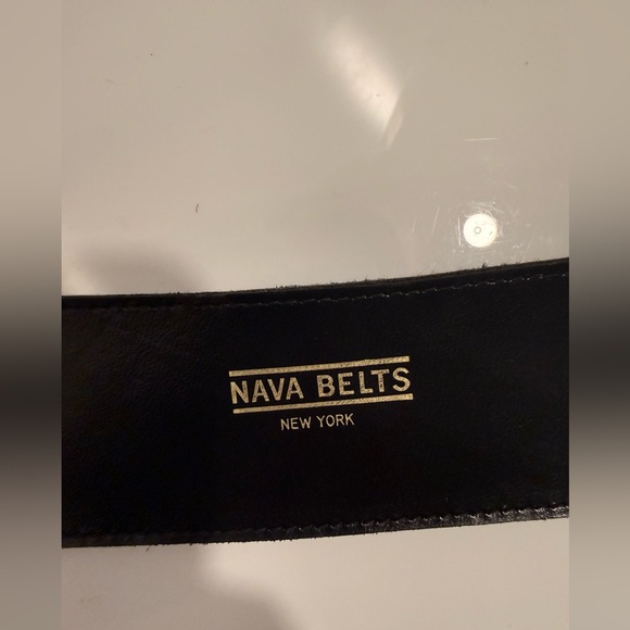 Nava/New York Leopard‎ Belt/Brass Buckle